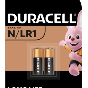 Duracell LR1/N 1.5V Alkaline Caravan Clock Battery (2 Pack)