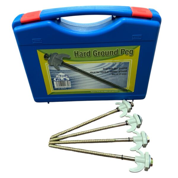 Box of 20 x Hard Ground Peg - Drill Type