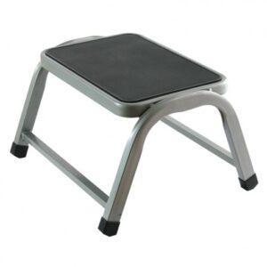 Silver/Grey Single Steel Step