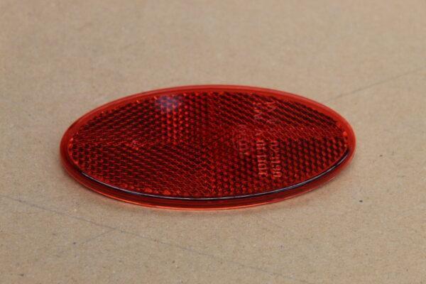 Oval Red Hella Self Adhesive Reflector