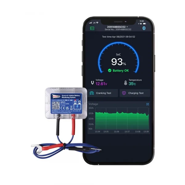 Streetwize Bluetooth Battery Monitoring System 12v Caravan Motorhome Camper - SWBMS1