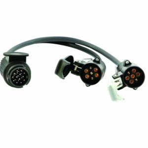 13 Pin to 7N & 7S Coupler Towing Caravan Electrics