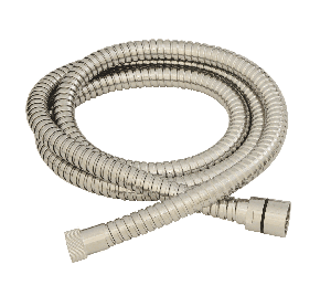 Reich Metal Shower Hose C/W 3/8" Cap Nut & 1/2" Cone Nut 1.5M