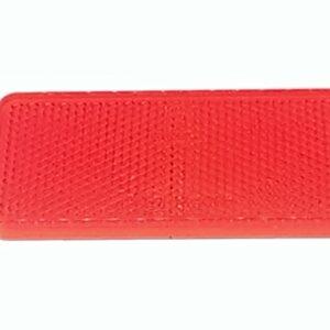 Self Adhesive Rectangle Red Reflector R118