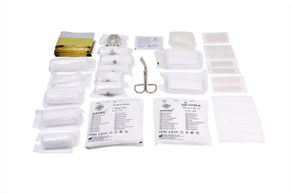 Emergency First Aid Kit with Red Soft Bag - Image 2