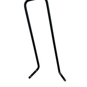 Double Steel Step Support Handrail Black