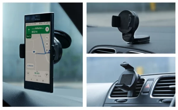 Universal Shock-Absorbing Adjustable Phone Holder - Image 2