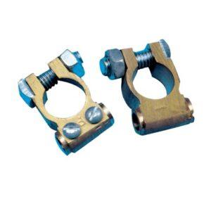 Brass Battery Clamp Set