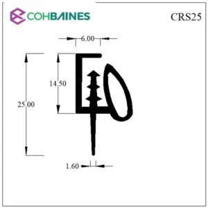 Caravan Door Seal (Sold Per Meter)