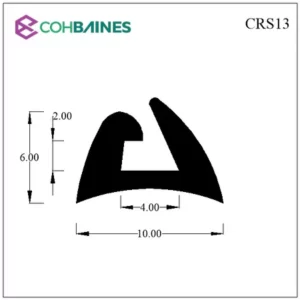Awning Rail Seal - Black (Sold Per Meter)