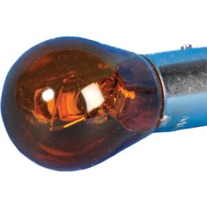 BAU15S 12v 21W Orange Off Set Pins Bulb