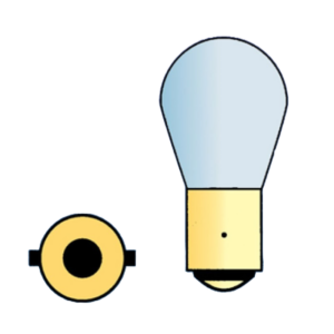 BA15S 12v 5W Autolamp Single Contact Bulb