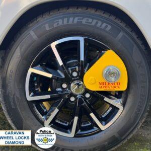 Milenco Alpha Wheel Lock Diamond Sold Secure